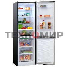 Холодильник Nordfrost NRB 162NF B черный двухкамерный 205/105 л морозилка снизу, No Frost