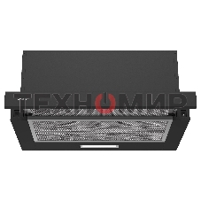 Вытяжка телескопическая TEL 50 B черный, 50 см, 710 куб. м/ч, 47 дБ