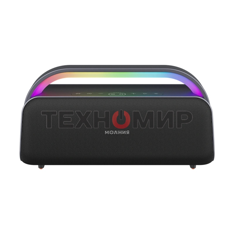 Колонка портативная Ural Молния Кварк черный/серый 240W 1.1 BT/3.5Jack/USB-C 10м 8000mAh (без.бат) (УРАЛ МОЛНИЯ КВАРК)