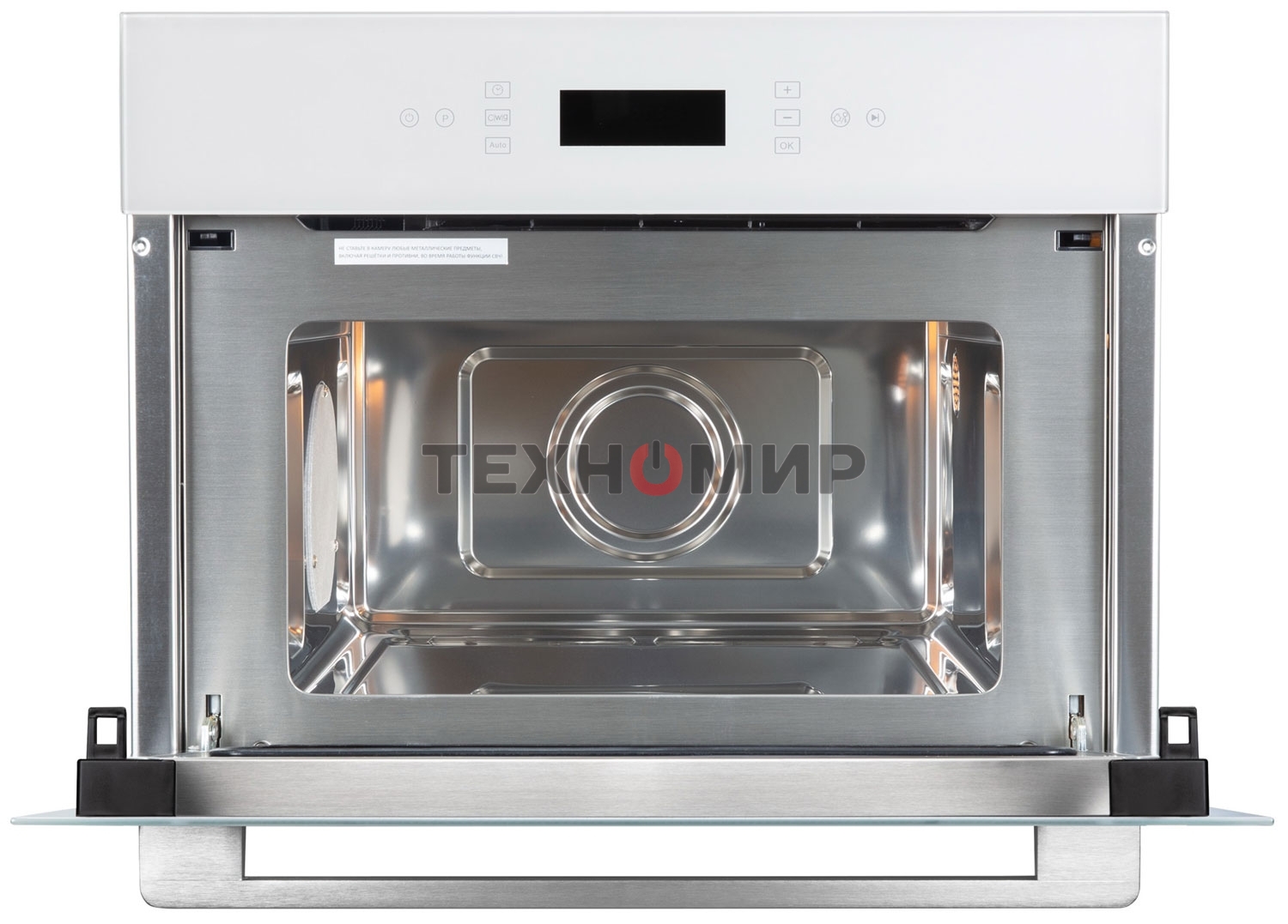 Встраиваемая микроволновая печь BMO 22 W белый, 40 л, 1000 Вт, переключатели - сенсор