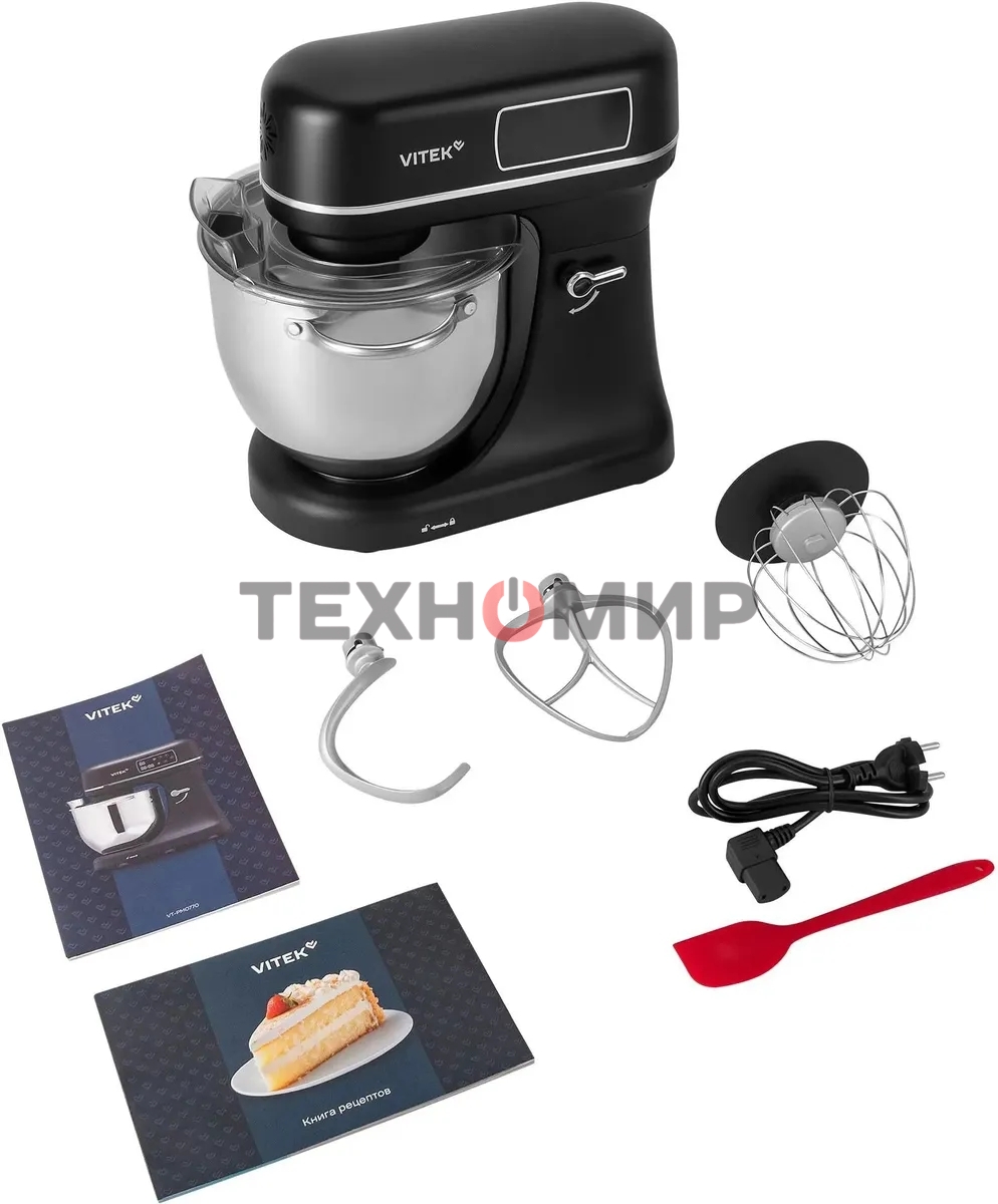 Миксер планетарный Vitek VT-PM0770 1100 Вт черный