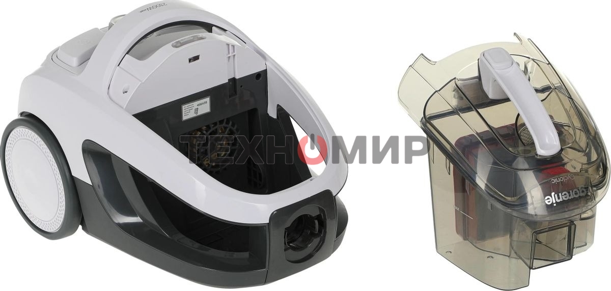 Пылесос Gorenje VC2301SPWCY белый, 400/2300 Вт, уборка сухая, пылесборник контейнер 1.7 л