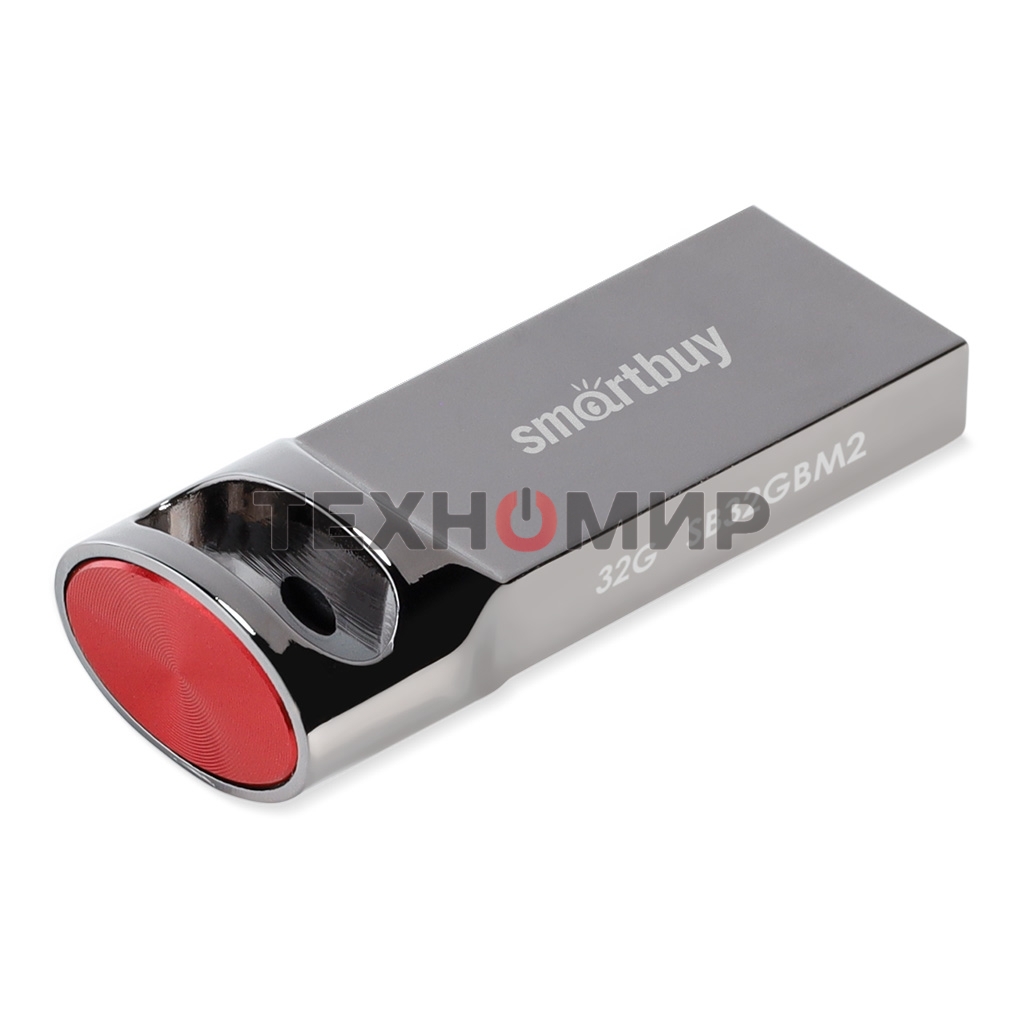 Флешка USB Smartbuy M2 Meta (SB32GbM2), 32Gb, USB 3.0/3.1, R/W 100/90, стальной