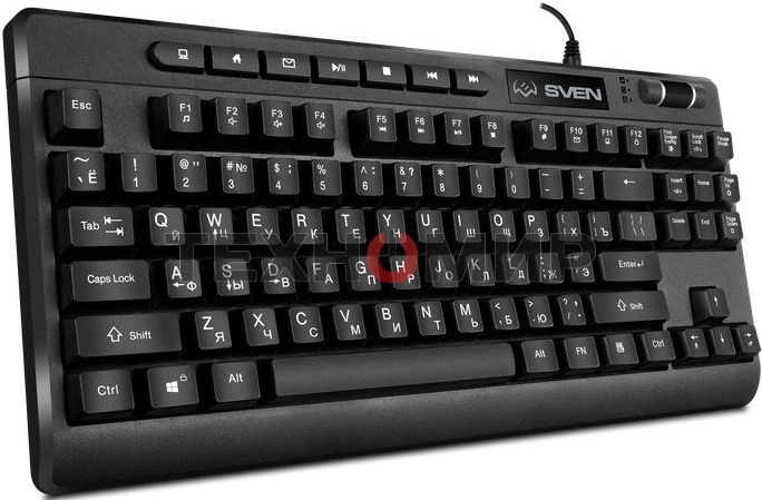 Клавиатура Sven KB-G8200 проводная, USB Type-A, чёрный