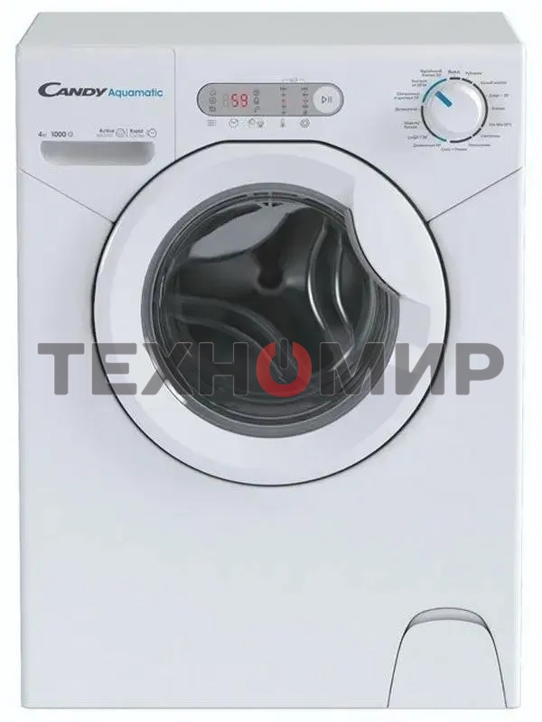 Стиральная машина Candy AQUE 1043D-07 белый, загрузка фронтальная 4 кг, 1000 об/мин., класс: А