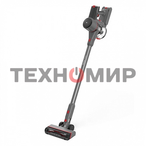 Пылесос вертикальный BQ VCA0103H серый, 2 в 1 вертикальный и компактный/технология циклон, эффективный сбор пыли и простота экплуатации/Quiet performance, низкий уровень шума/до 30 мин непрерывной работы/для эффективной уборки удобный индикатор зарядки и 