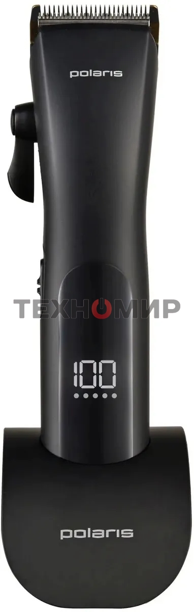 Машинка для стрижки Polaris PHC 2500 черный 3Вт (насадок в компл: 6шт)