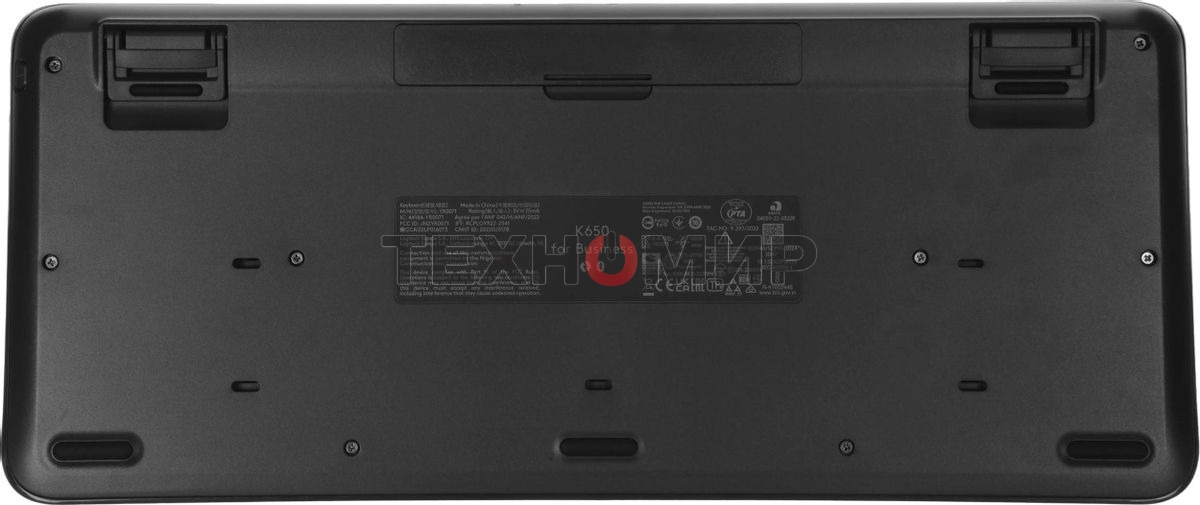 Комплект клавиатура+мышь Logitech Signature MK650 беспроводной, USB + Bluetooth, 4000 DPI, серый/чёрный