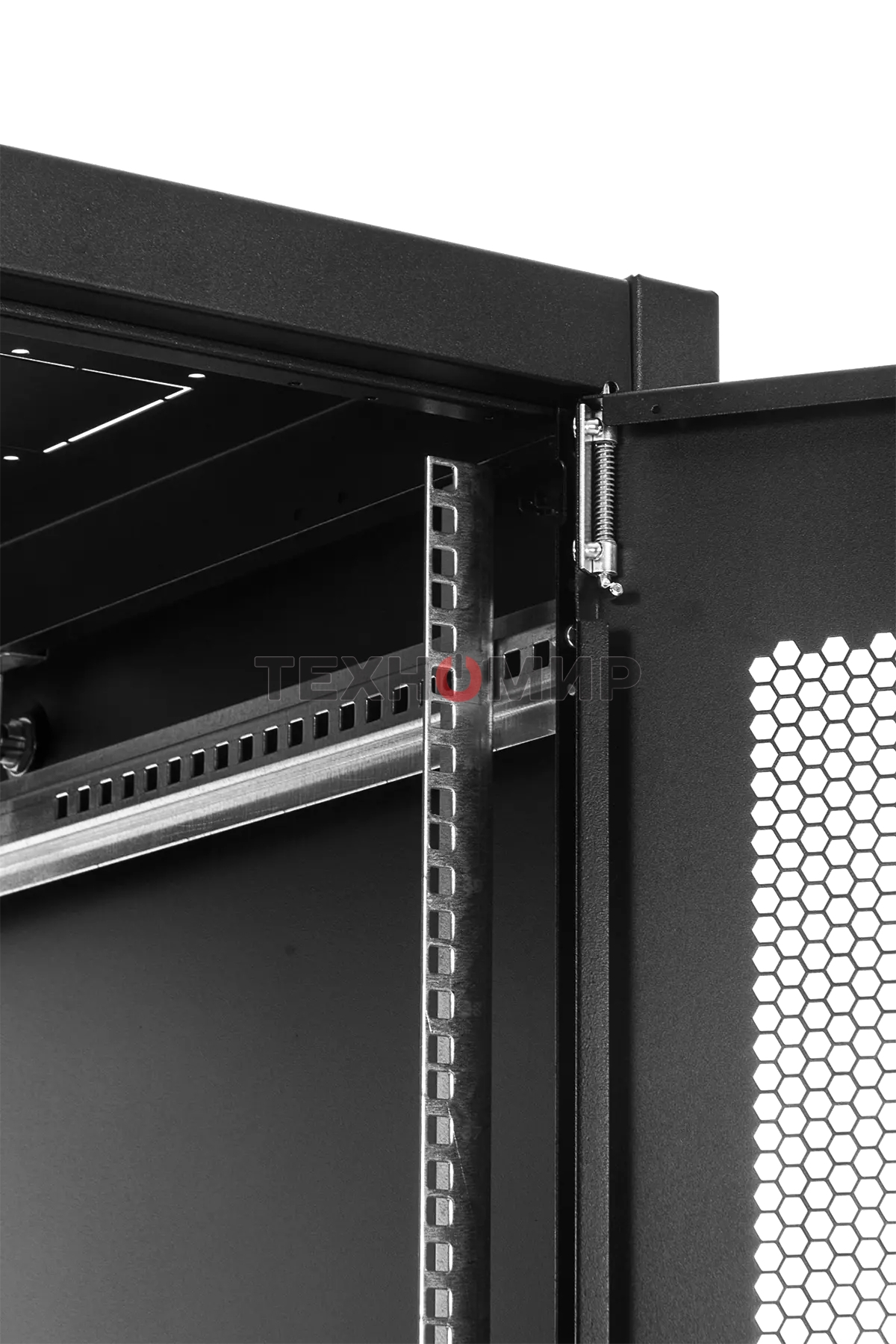 Шкаф серверный напольный ЦМО ШТК-Э, IP20, 48U, 2254х800х1000 мм (ВхШхГ), дверь: перфорация, боковая панель: сплошная, разборный, черный