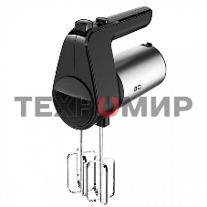 Миксер BQ MX323 Steel-black, Мощность 500 Вт, 6 скоростей, Режим Турбо