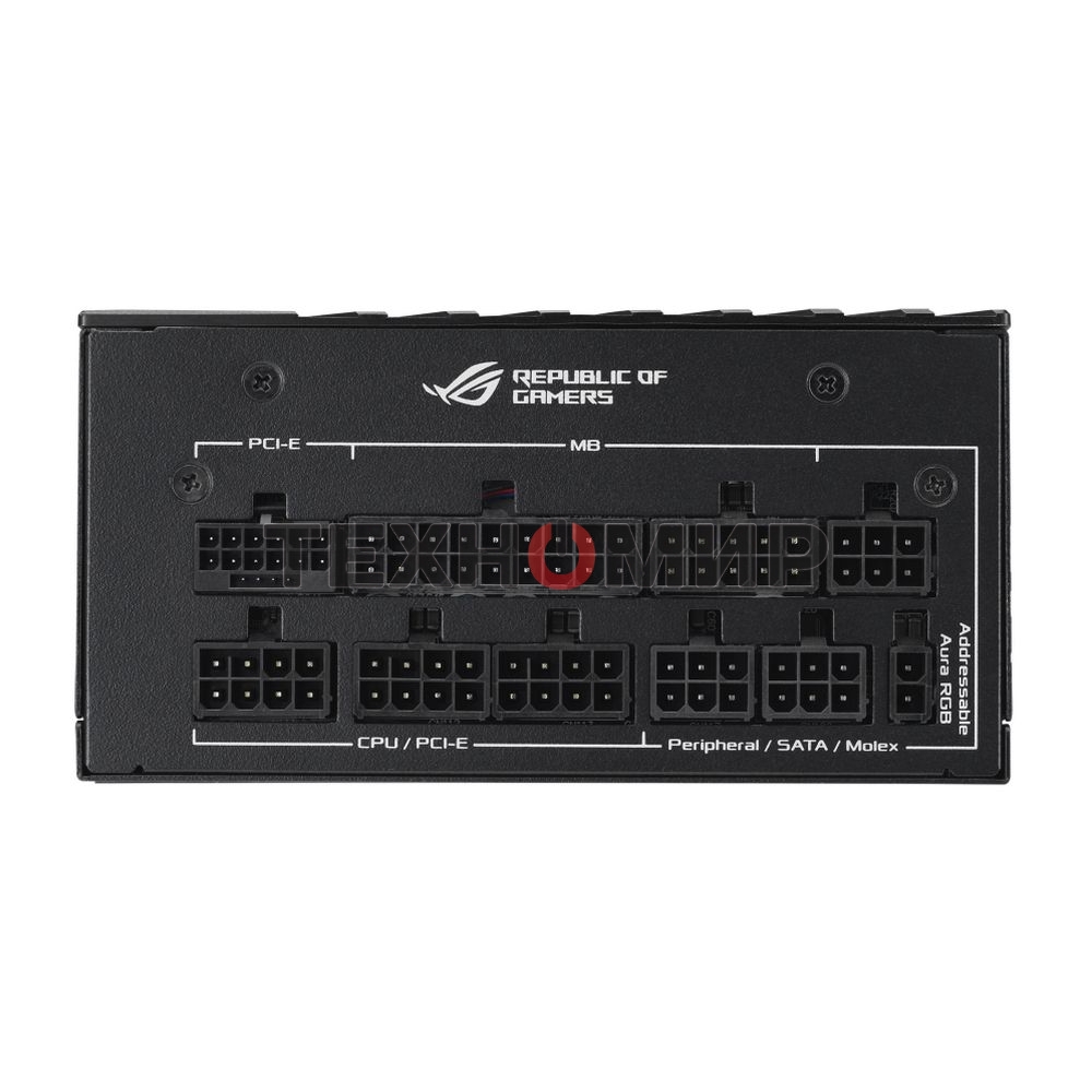 Блок питания ASUS ROG-LOKI-1000P-SFX-L GAMING (90YE00N1-B0NA00), 1000Вт, 80 PLUS Platinum, 135мм, модульный, серый и черный