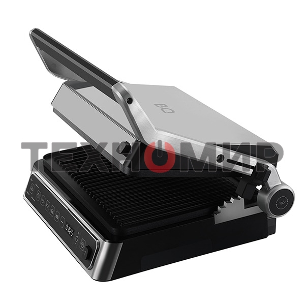 Гриль электрический BQ GR3010 черный/стальной