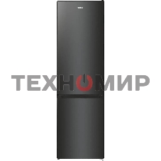 Холодильник Gorenje NRK6202EBXL4 черный матовый двухкамерный 235/96л морозилка снизу, No Frost