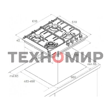 Варочная панель Kuppersberg FG 63 W