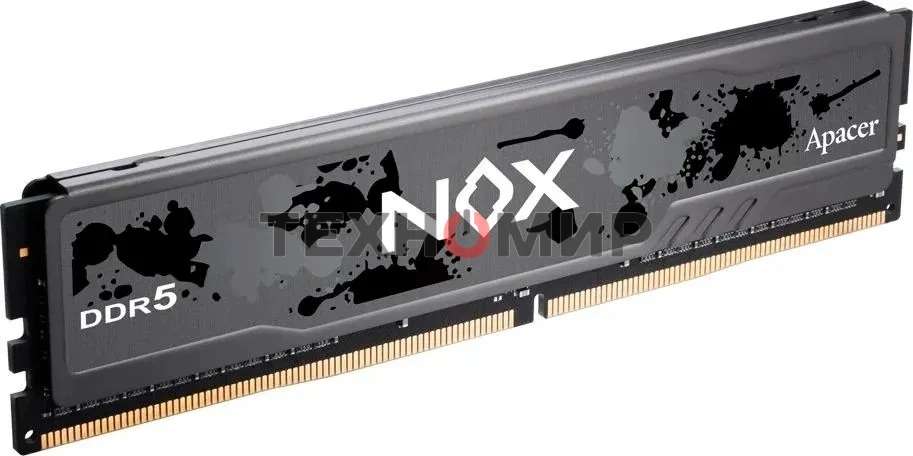 Оперативная память Apacer Nox, DDR5, 32Gb (2x16Gb), 6000MHz, CL40, DIMM, радиатор, черный