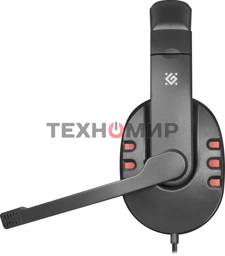 Гарнитура проводная Defender Warhead G-160 черный, кабель 2,5 м