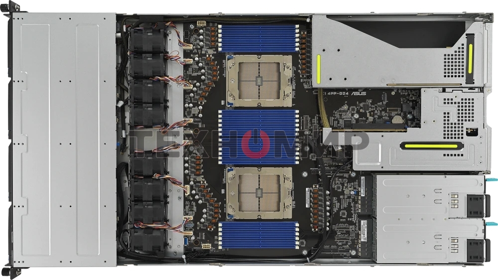 Серверная платформа ASUS RS700A-E12-RS4U/10G/2.6kW/4NVMe/GPU
