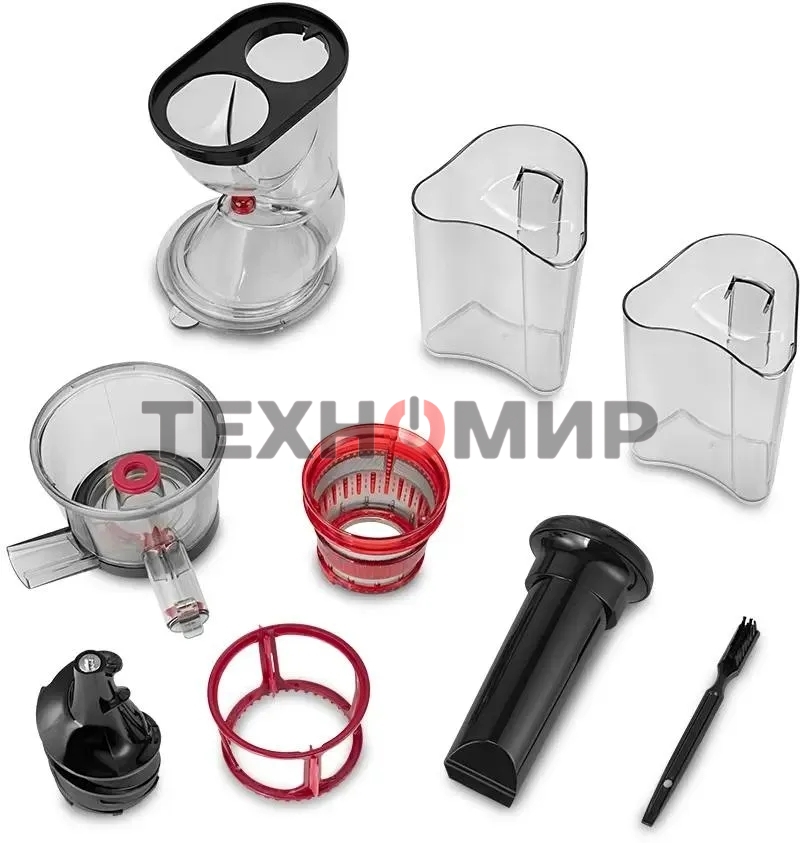 Соковыжималка шнековая Kitfort КТ-1162 150 Вт рез.сок.:1000мл. черный