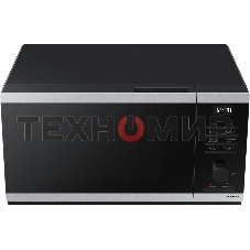Микроволновая печь Samsung MG23DG4524ATBW нержавеющая сталь/черный 23 л, 800 Вт, переключатели - поворотный механизм
