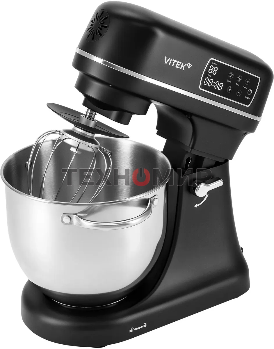 Миксер планетарный Vitek VT-PM0770 1100 Вт черный