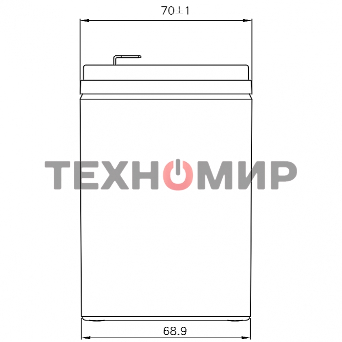 Батарея для ИБП CSB HRL 1225W (12V 6Ah) F2