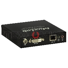 Приемник-декодер DVI, USB2.0 и KVM over IP, сжатие JPEG2000, с PoE MuxLab 500771-RX
