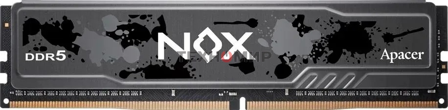 Оперативная память Apacer Nox, DDR5, 32Gb (2x16Gb), 6000MHz, CL40, DIMM, радиатор, черный