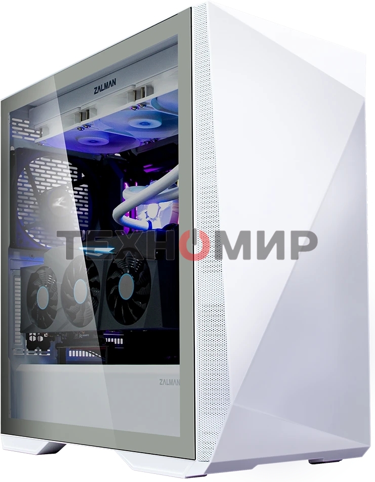 Компьютерный корпус Zalman Z9 Iceberg белый без БП ATX 3x120мм 2x140мм 4xUSB 2.0 audio bott PSU