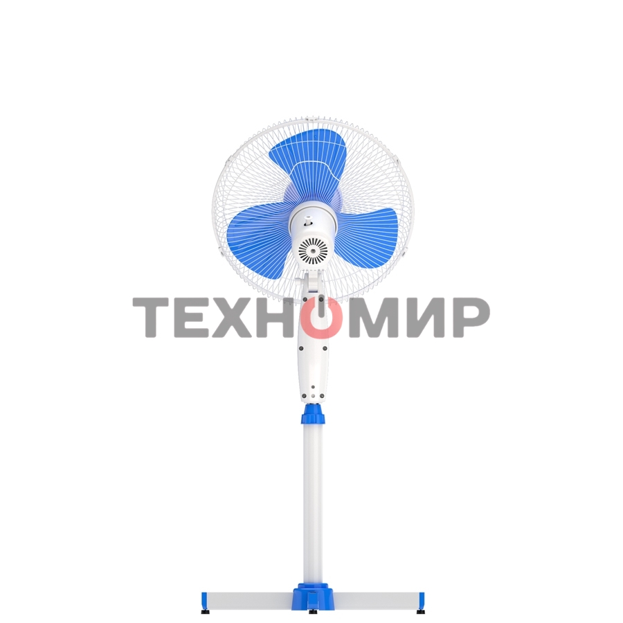 Вентилятор напольный Maxvi FS1645 white-blue