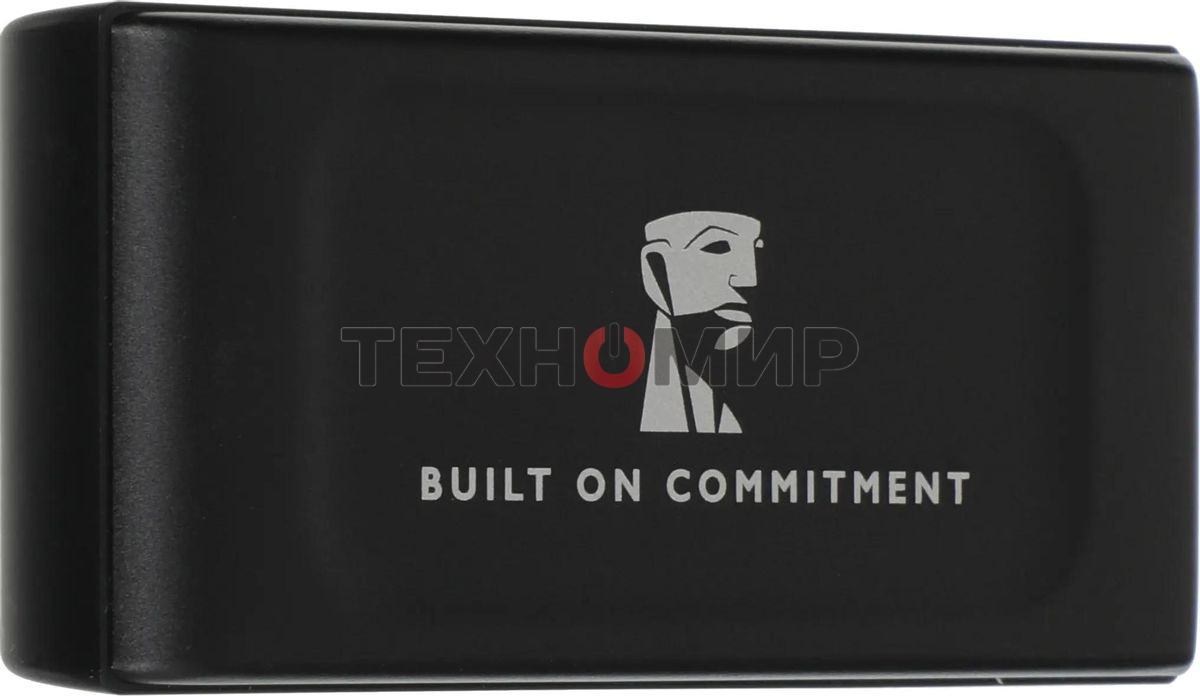 Внешний SSD Kingston XS1000, 2TB, USB 3.2 Gen 2 Type-C, R/W 1050/1000, черный