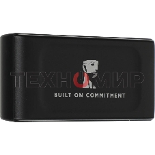 Внешний SSD Kingston XS1000, 2TB, USB 3.2 Gen 2 Type-C, R/W 1050/1000, черный