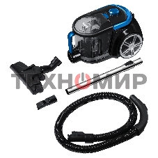 Пылесос BBK BV1802 имперский синий, 300/1600 Вт, уборка сухая, пылесборник контейнер 2 л