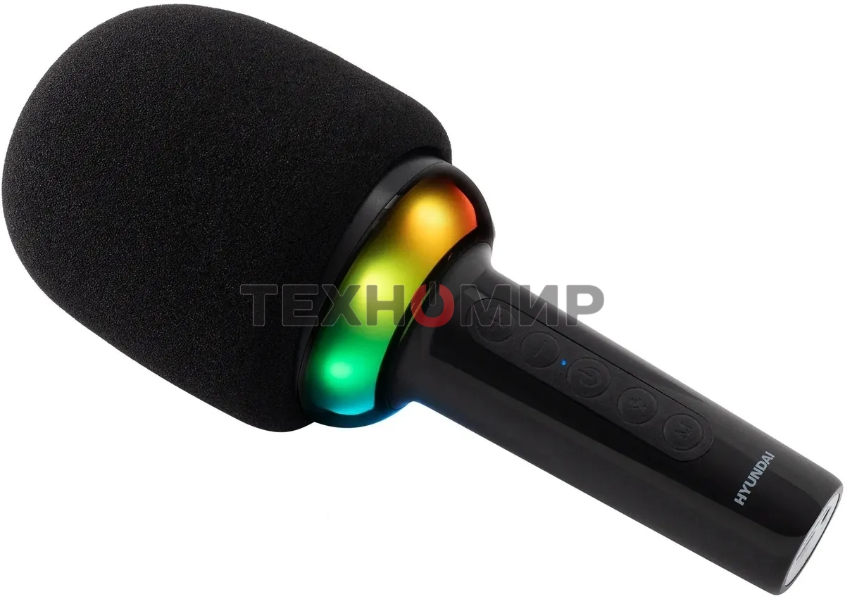 Микрофон беспроводной Hyundai H-MIC100 черный