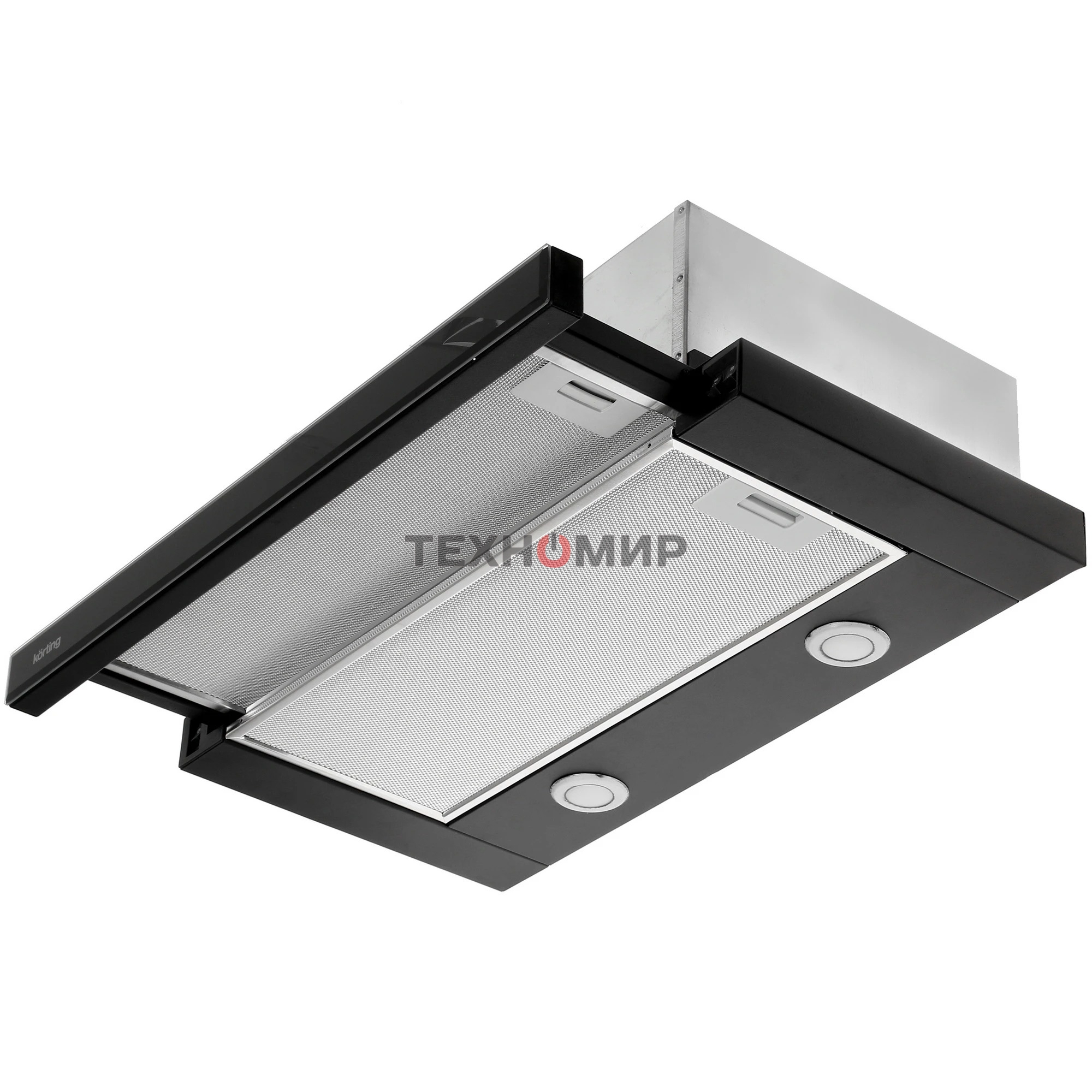 Встраиваемая вытяжка Korting KHP 6617 GN черный/черный