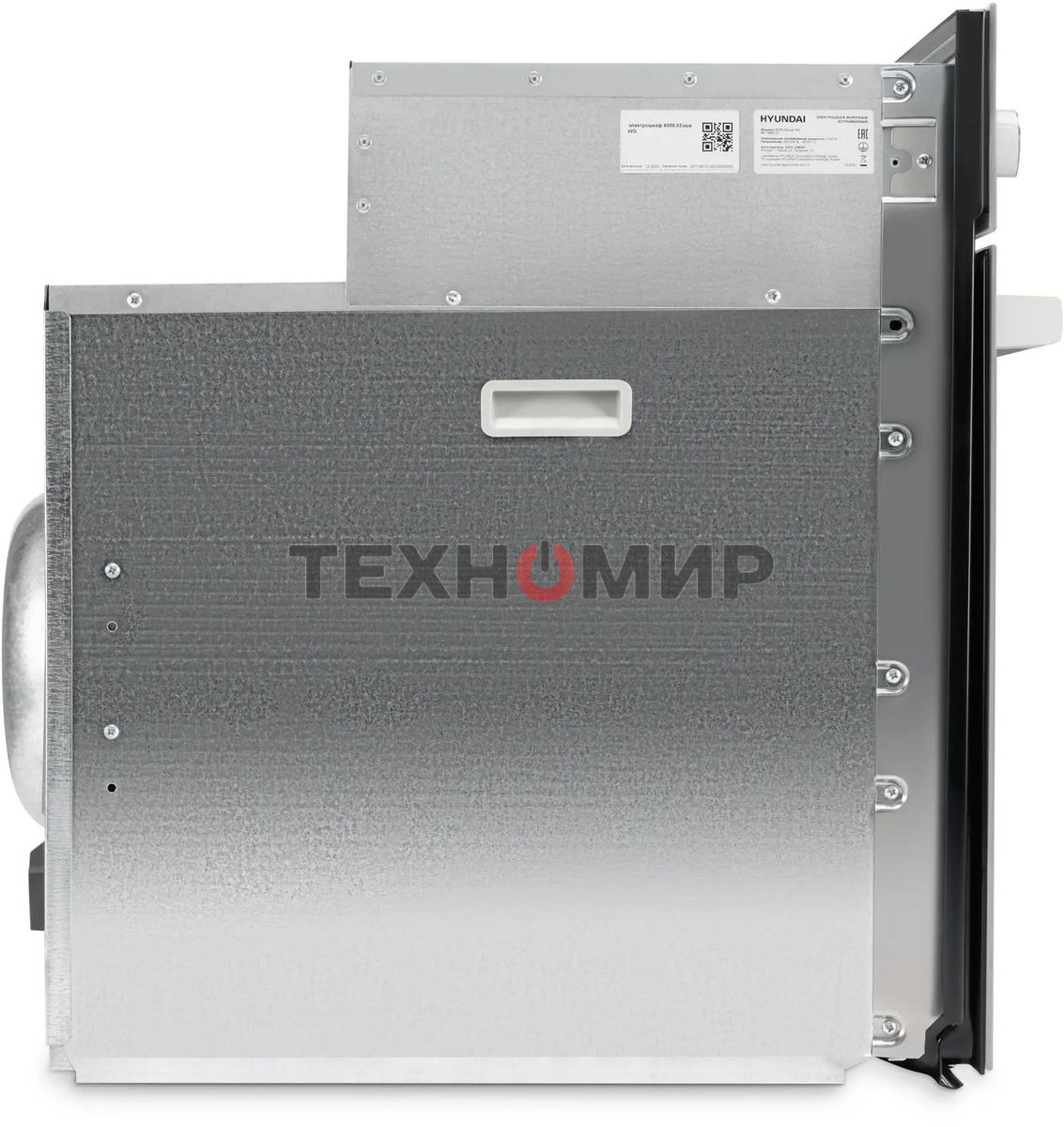 Духовой шкаф Электрический Hyundai 6009.03 WG белый стекло