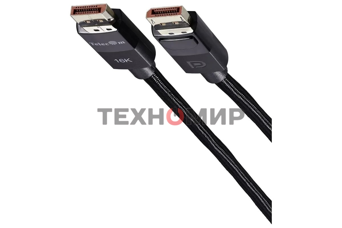 Кабель соединительный Telecom DP-DP 2.1V 80 Gbs 16K@60Hz 3м, медь, TCG865-3M