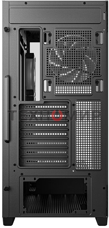 Компьютерный корпус Deepcool CG580 4F V2 без БП, боковое окно (панорама), 4x120мм ARGB PWM вентилятора, черный, ATX (R-CG580-BKADA4-G-2)