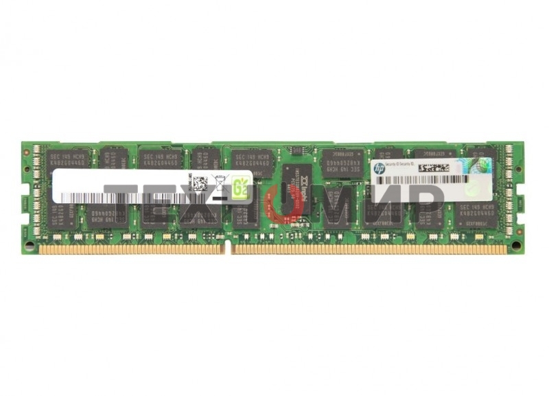 Оперативная память HPE, DDR3, 16GB (1x16 GB), 1333 MHz, CL9, ECC, RDIMM