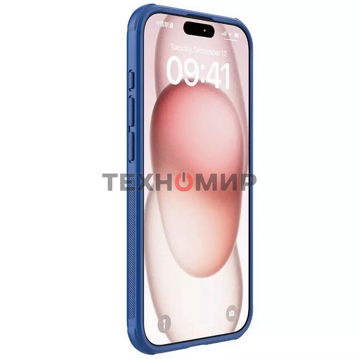 Чехол Super Frosted Shield Pro, синий, (AP IP15 Pro)