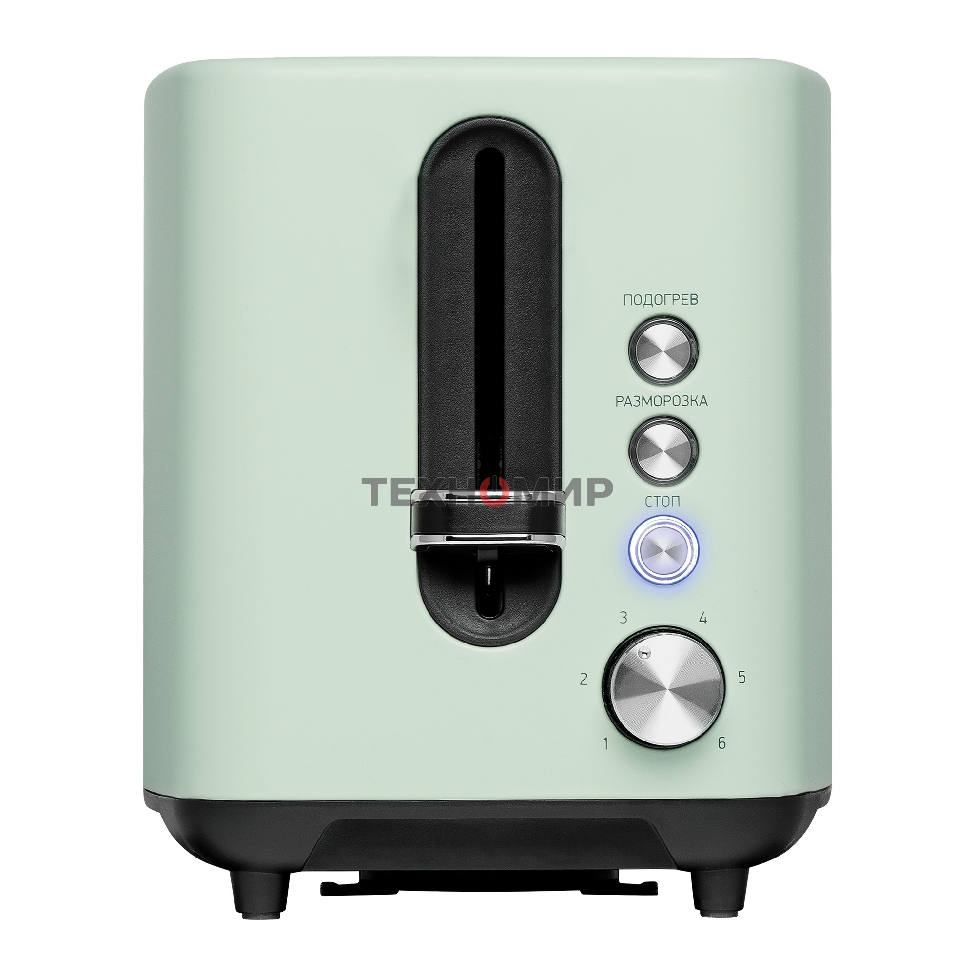 Тостер BBK TR85 серо-зеленый