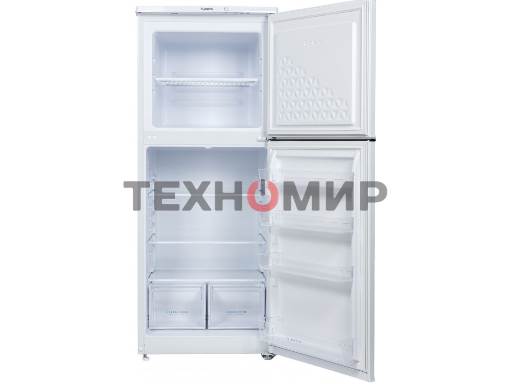 Холодильник Бирюса 553 белый двухкамерный 160/70л морозилка сверху, автоматическое оттаивание