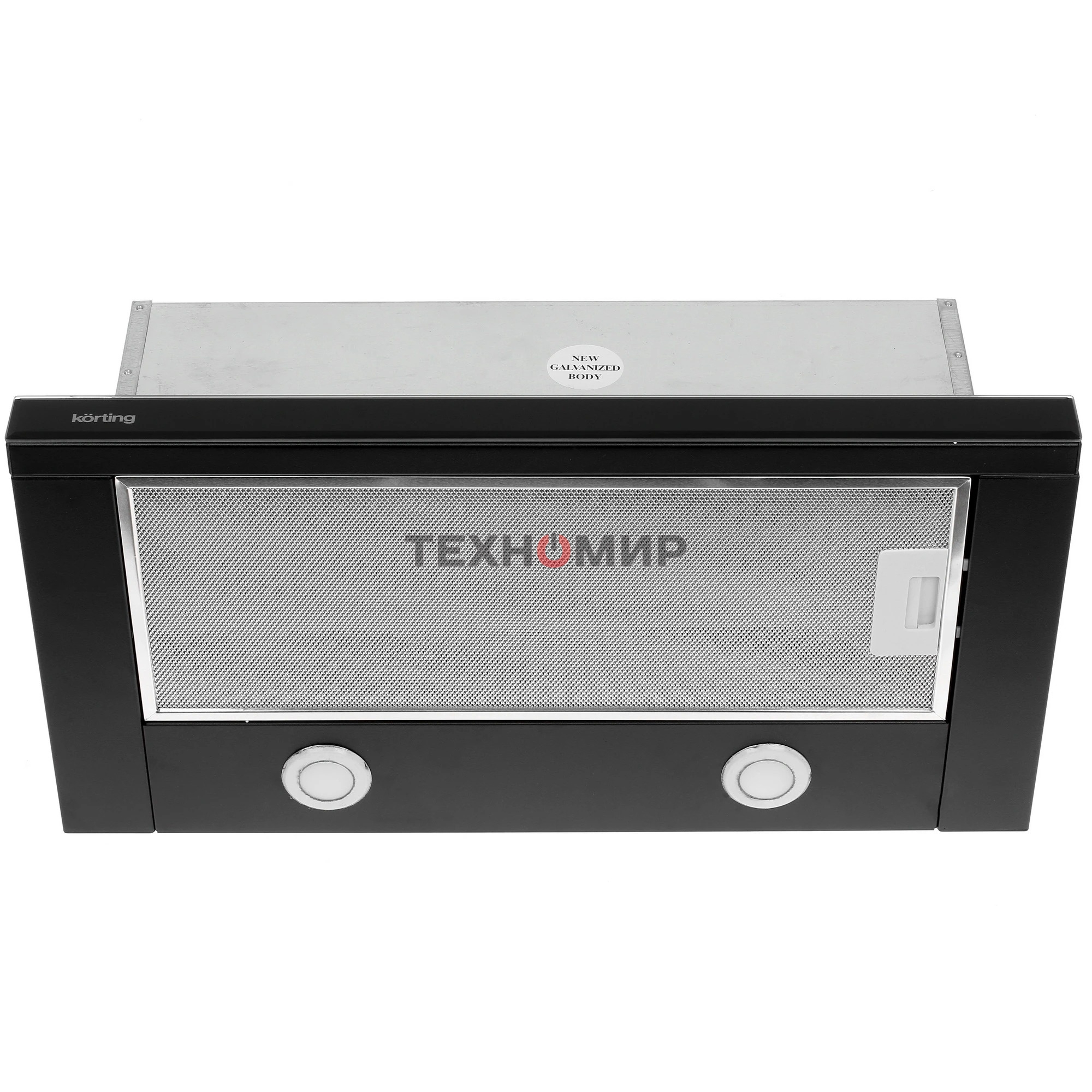 Встраиваемая вытяжка Korting KHP 6617 GN черный/черный