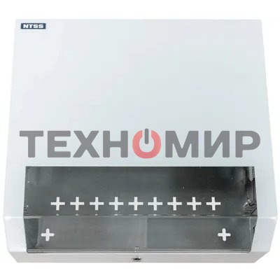 Шкаф коммутационный NTSS (NTSS-SOHO5U) настенный 5U 520x140 мм пер. дв. стекл несъемн. бок. пан. 80 кг белый IP20