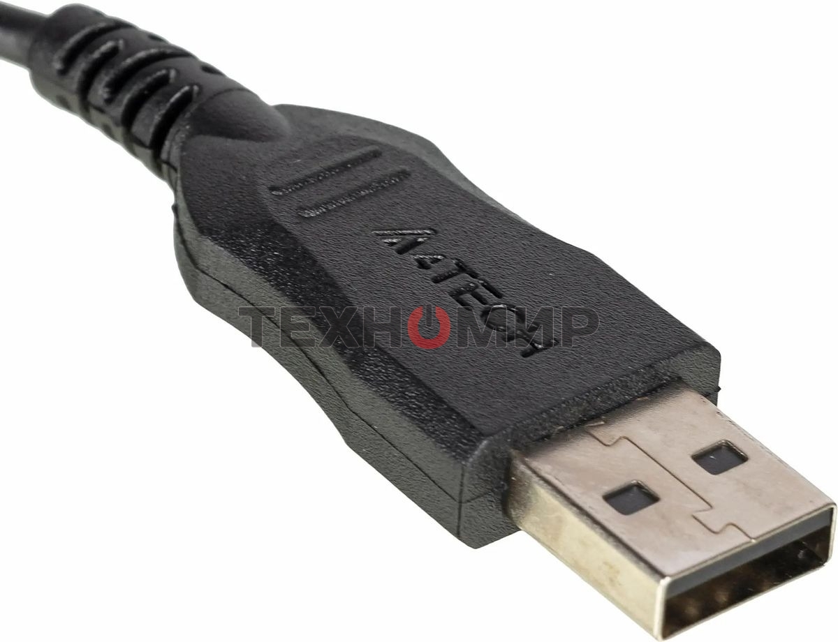 Мышь проводная A4Tech X89 черный, 2400 dpi, USB, кнопки - 8