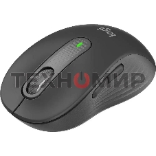 Мышь Logitech M650 L черный оптическая 4000dpi беспров. BT/Radio USB (910-006350)