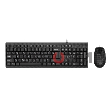 Комплект клавиатура+мышь CBR KB-SET 711 Carbon проводной, USB, 1200 DPI, чёрный