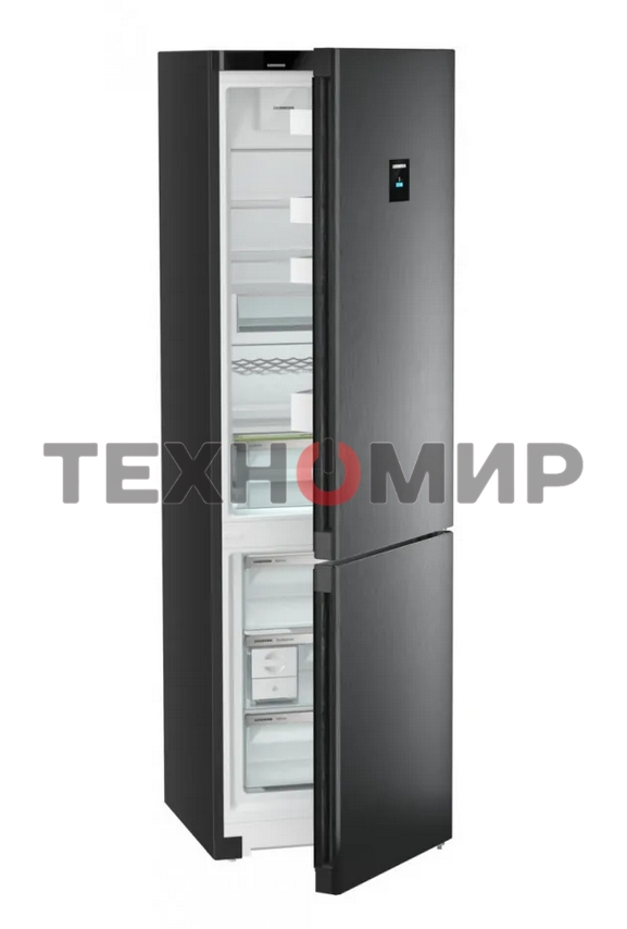 Холодильник Liebherr CNBDC 573I-22 001 черная нержавеющая сталь двухкамерный 266/94л морозилка снизу