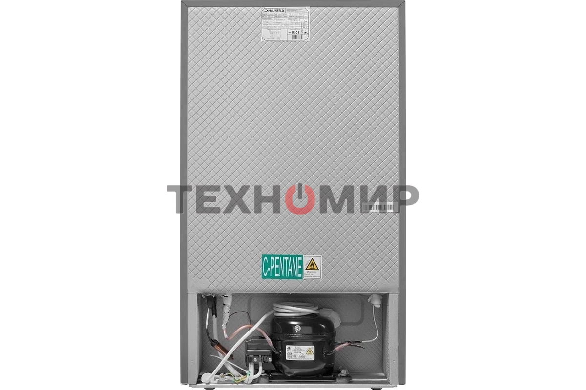 Холодильник Maunfeld MFF83GD золотистый/серый мат. однокамерный 85л