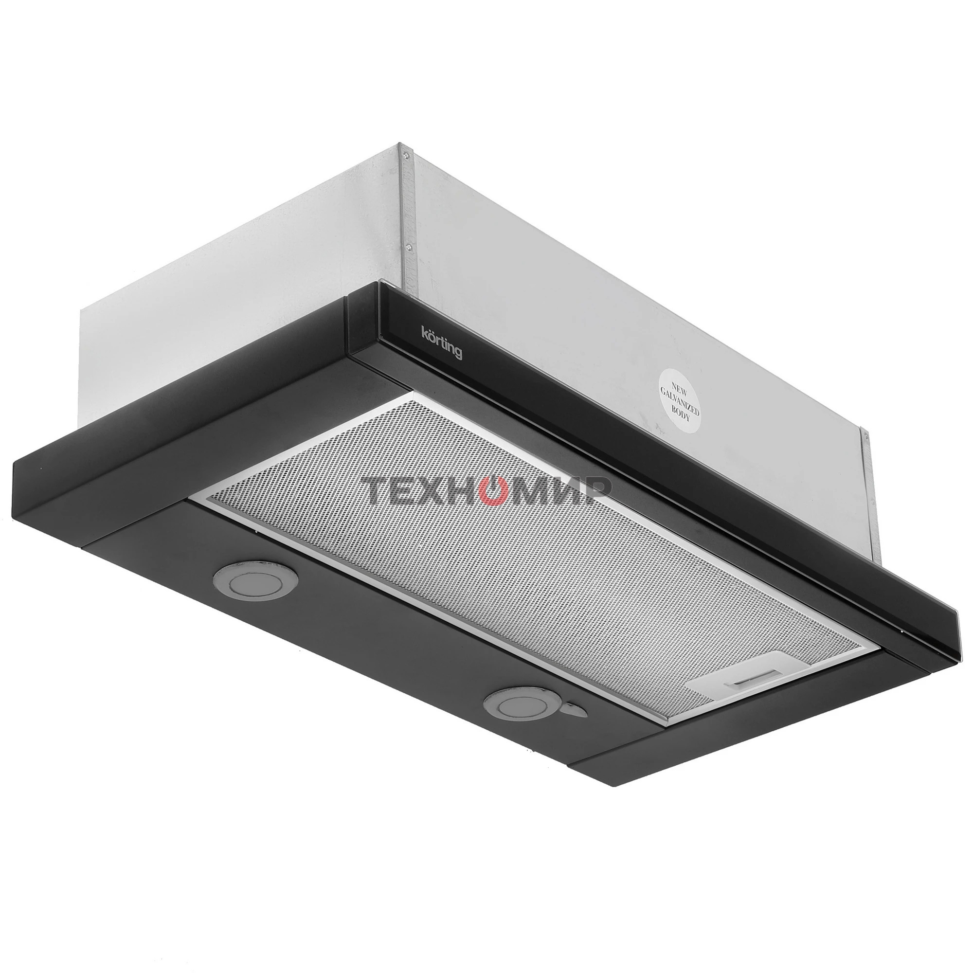 Встраиваемая вытяжка Korting KHP 6617 GN черный/черный
