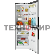 Холодильник Atlant 4612-181 серебристый двухкамерный 182/119л морозилка снизу